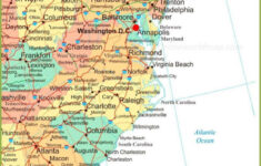 Map Of East Coast Of The United States | Map Of Eastern Coast Of Usa