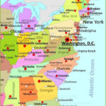 Map Of Eastern United States | Map Of Eastern States Usa