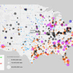 Map Of Every Power Plant In The United States : R/Mapporn | Map Of Nuclear Power Plants Usa