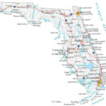 Map Of Florida   Cities And Roads   Gis Geography | Map Of Florida Usa With Cities