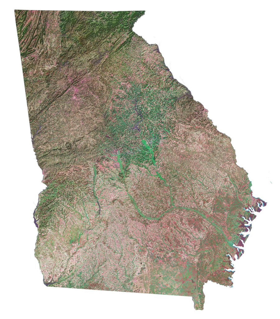 Map Of Georgia - Cities And Roads - Gis Geography | Google Map Of Georgia Usa