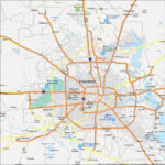 Map Of Houston, Texas   Gis Geography | Street Map Of Houston Texas USA