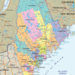 Map Of Maine   Maine Map With Cities, Counties And Roads Network | Detailed Map Of Maine USA