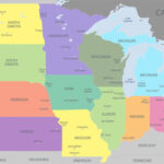 Map Of Midwest Us | Mappr | Map Of Midwest Usa With Cities