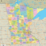 Map Of Minnesota Â€” Minnesota Map With Cities, Counties And Roads | Road Map Of Minnesota Usa