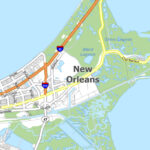 Map Of New Orleans, Louisiana   Gis Geography | Map Of Usa New Orleans