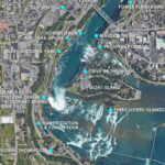 Map Of Niagara Falls | Map Of Niagara Falls USA Side