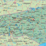 Map Of North Carolina (Region In United States, Usa) | Welt Atlas.de | Map Of The Carolinas USA