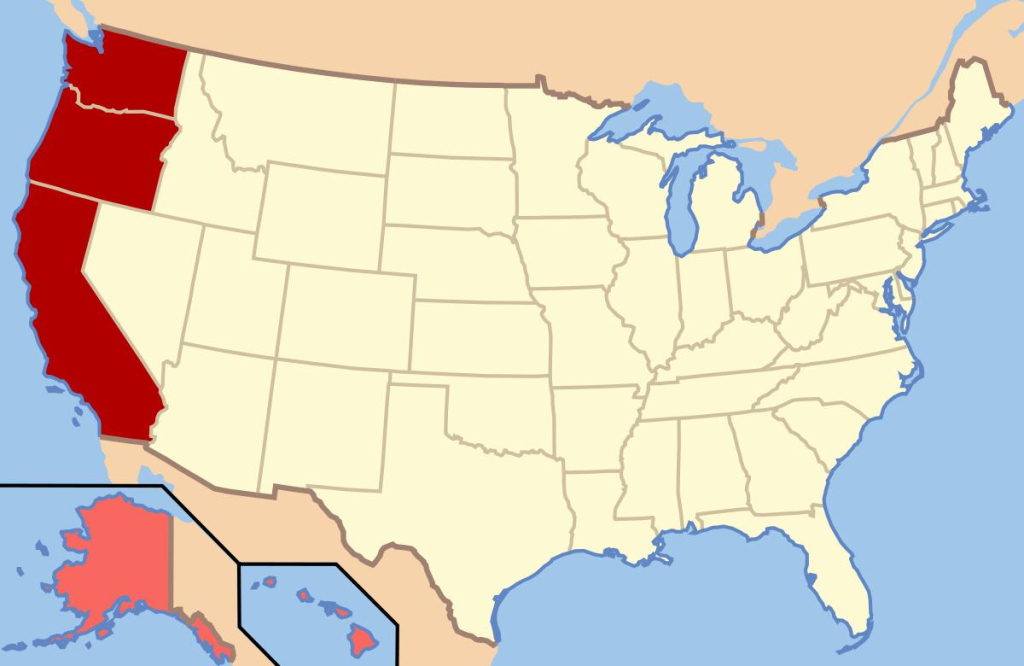 Map Of North West Usa - Map North West Usa (Northern America | Map Of The North West Usa