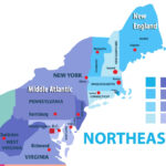 Map Of Northeastern United States | Mappr | Map Of N E Usa