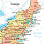 Map Of Northeastern United States   Ontheworldmap | Printable Map Of Northeast Usa With States And Cities