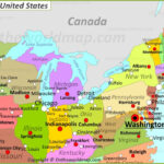 Map Of Northern United States   Ontheworldmap | Map Of Northern States Of Usa