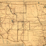 Map Of Part Of The United States Exhibiting The Principal Mail | Map Of The Old West Usa