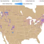 Map Of Ski Resorts In North America | Map Of All Ski Resorts In Usa