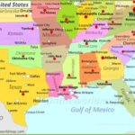 Map Of Southern United States   Ontheworldmap | Free Printable Map Of Southern USA