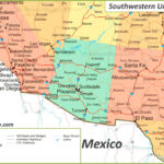 Map Of Southwestern United States   Ontheworldmap | Map Of The Southwest Usa