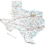 Map Of Texas   Cities And Roads   Gis Geography | Detailed Map Of Texas USA