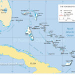 Map Of The Bahamas   Nations Online Project | Map Of Usa And Bahamas