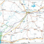 Map Of The Federal Road   Encyclopedia Of Alabama | Road Map Of Alabama USA