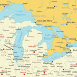 Map Of The Great Lakes Of North America   Gis Geography | Map Of USA With Great Lakes