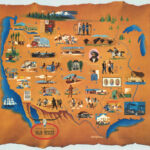 Map Of The Old West   Barry Lawrence Ruderman Antique Maps Inc. | Map Of The Old West USA