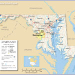Map Of The State Of Maryland, Usa   Nations Online Project | Map Of Maryland State Usa