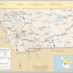 Map Of The State Of Montana, Usa   Nations Online Project | Map Of Northern Montana USA