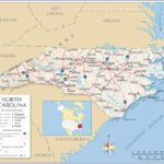 Map Of The State Of North Carolina, Usa   Nations Online Project | Map Of The Carolinas USA