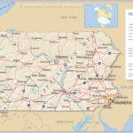 Map Of The State Of Pennsylvania, Usa   Nations Online Project | Pa On Map Of USA