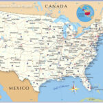 Map Of The United States   Nations Online Project | Map Of The USA With Oceans
