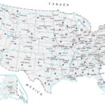 Map Of The United States Of America   Gis Geography | Map Of Usa With States And Rivers