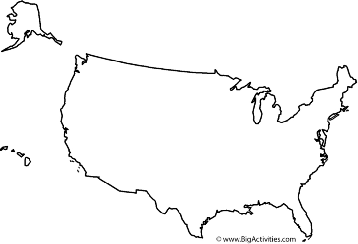 Coloring Map of the USA