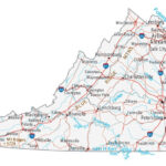 Map Of Virginia   Cities And Roads   Gis Geography | State Map Of Virginia Usa
