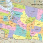 Map Of Washington   Detailed Washington Map With Cities, Counties | Detailed Map Of Washington State Usa