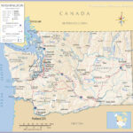 Map Of Washington State, Usa   Nations Online Project | Washington On The Map Of USA
