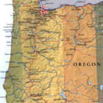 Map Of Western Oregon, Usa | Map Of Portland Oregon USA