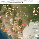 Mapmaker: Current United States Wildfires And Perimeters | Map Of Wildfires In Usa