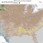 Mapmaker: United States Demographics—Ethnicity | Printable Ethnic Region Map Of Usa