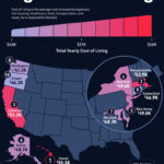 Mapped: The 10 U.s. States With The Highest Cost Of Living | Cost Of Living USA Map