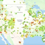 Mapping The Wildfire Smoke Choking The Western U.s.   Bloomberg | Map Of Fires In Usa