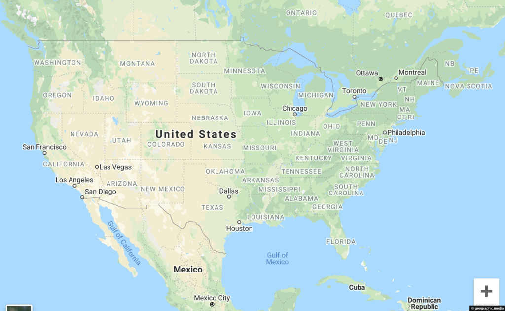Maps Of The Usa | Google Maps of USA States