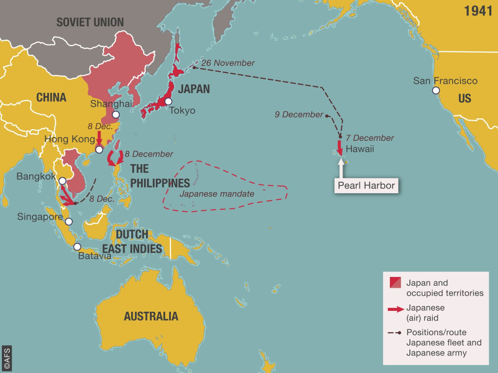 Maps Of The War In Asia | Anne Frank House | Map Of Japan Hawaii And Usa