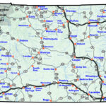 Maps | Road Map Of Wyoming Usa