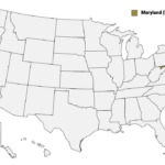 Maryland Counties Map | Mappr | Maryland On A Map Of Usa