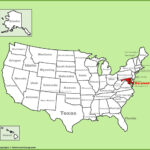 Maryland Location On The U.s. Map   Ontheworldmap | Map Of Maryland State Usa