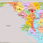 Maryland State Map | Usa | Maps Of Maryland (Md) | Map Of Maryland Usa Cities