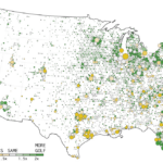 Mcdonald'S Locations Vs. Golf Courses – Flowingdata | Map Of All Mcdonald In USA