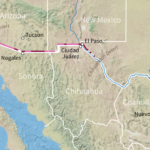 Mexico–United States Border Wall   Wikipedia | Map Of USA Southern Border