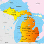 Michigan Map   Guide Of The World | Map Of Detroit Michigan USA