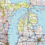 Michigan Road Map   Ontheworldmap | Road Map Of Michigan USA